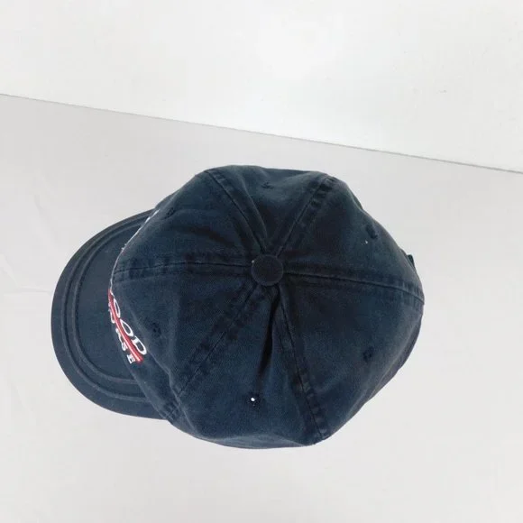 Eaglewood Golf Course Utah Men Adjustable Blue Golf Hat Embroidered Hook Loop - Picture 4 of 10